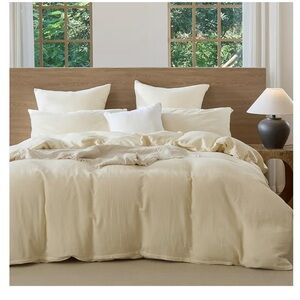 Elegant Queen size Muslin Duvet Set